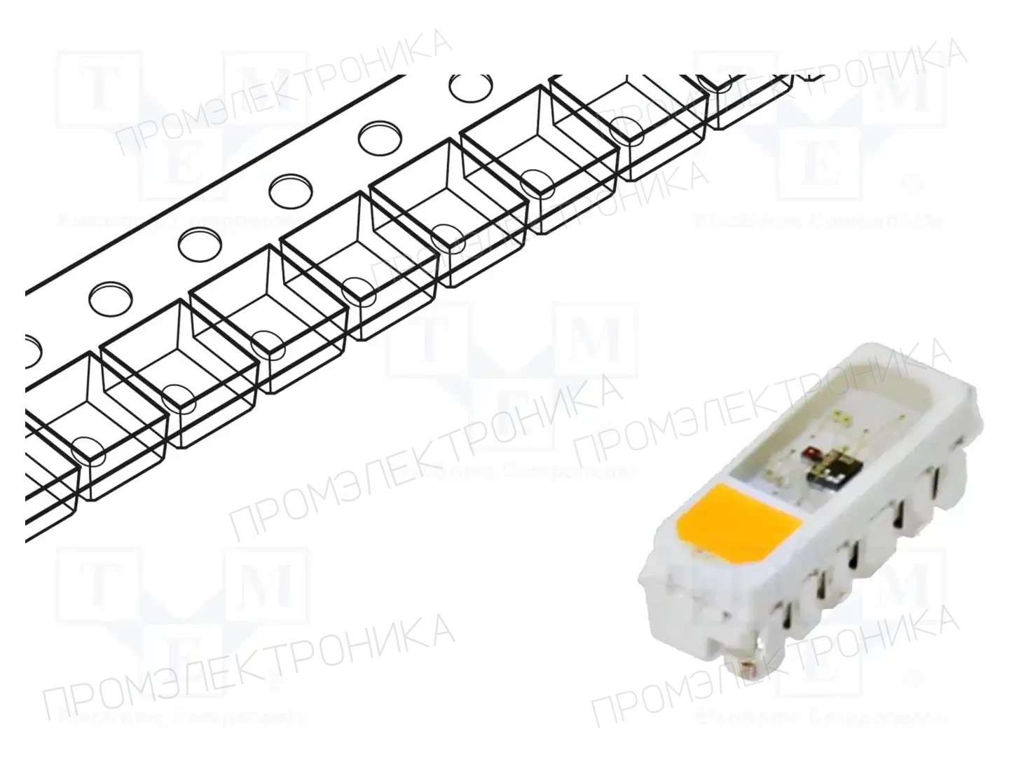 BRIGHTEK (EUROPE) N0M67S22ICSV — Светодиоды SMD цветные
