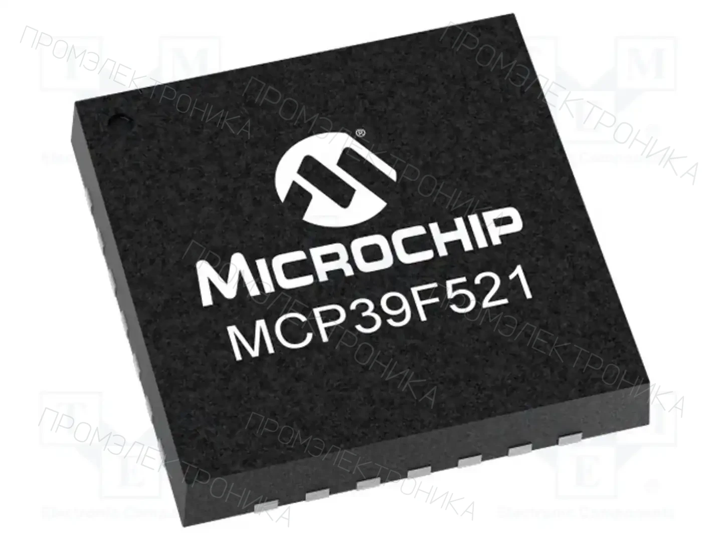 Microchip Technology MCP39F521T-E/MQ — Преобразователи A/D - микросхемы