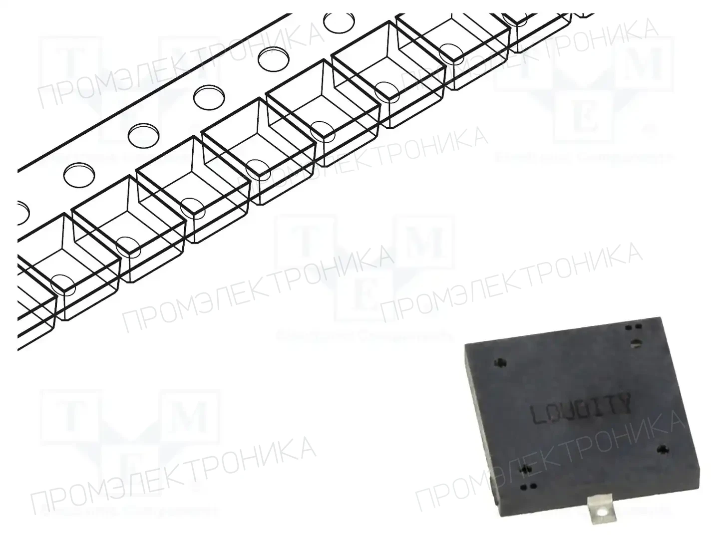 LOUDITY UGPT16BM4012P — Сигнализаторы пьезоэлектр. с генератором
