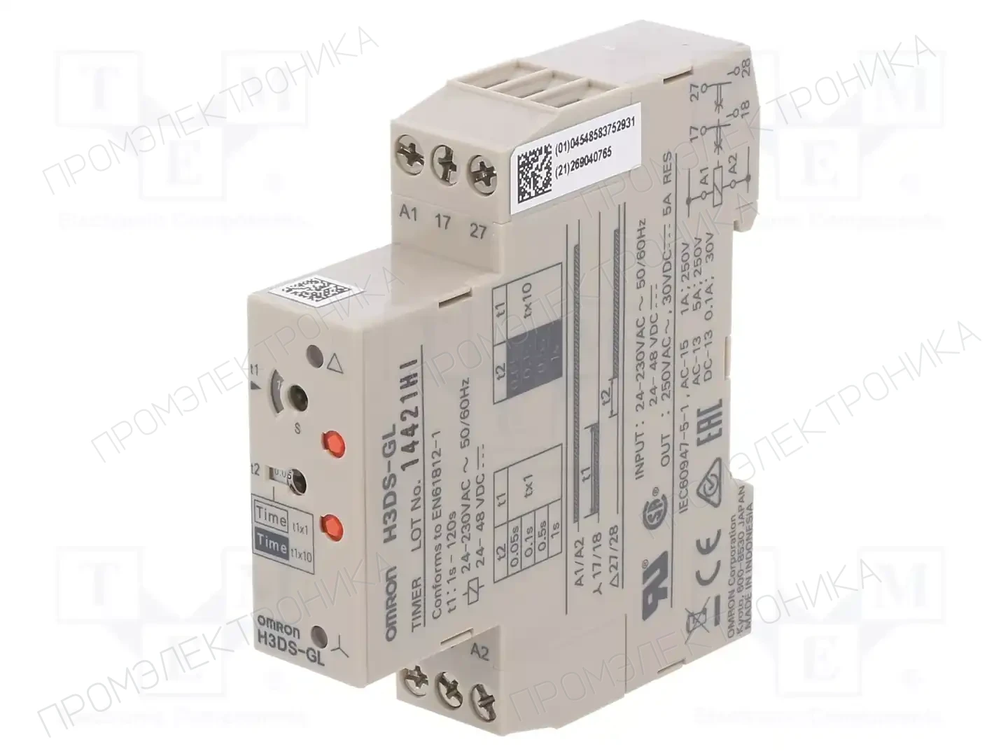 OMRON H3DS-GL — Временные аналоговые реле