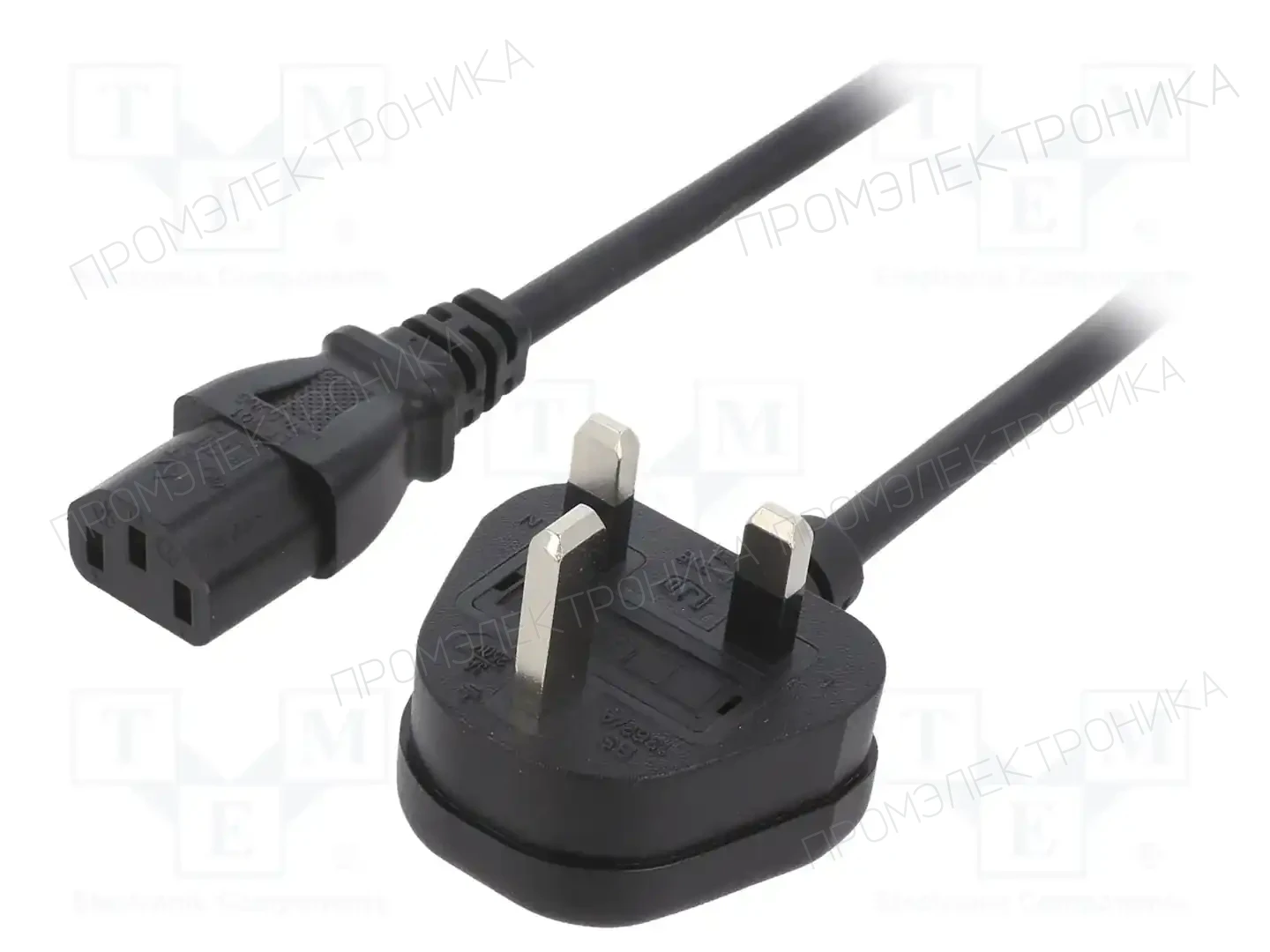 LIAN DUNG LT-318(3A)+501 3X0.75 BLK 1M — Кабели питания компьютерные и универс