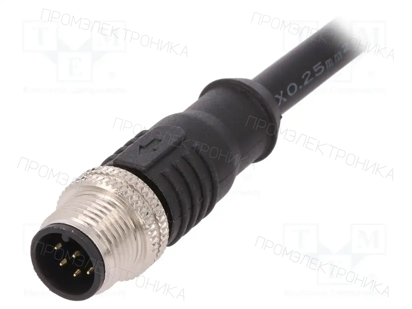 BULGIN PXPTPU12FIM08ACL010PUR — Соединения M12 с проводом
