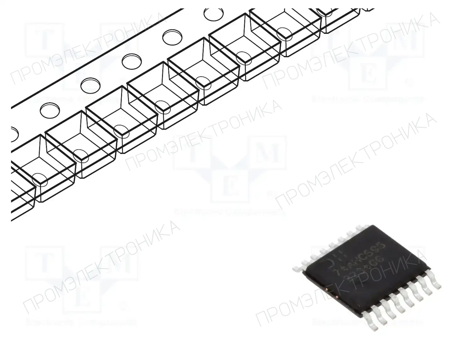DIODES INCORPORATED 74AHC595T16-13 — Сдвигающие регистры