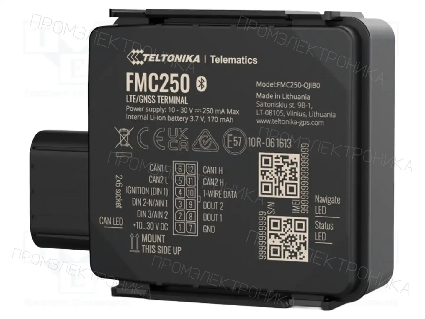 TELTONIKA TELEMATICS FMC250 — Модули M2M (GPRS/LTE/5G)
