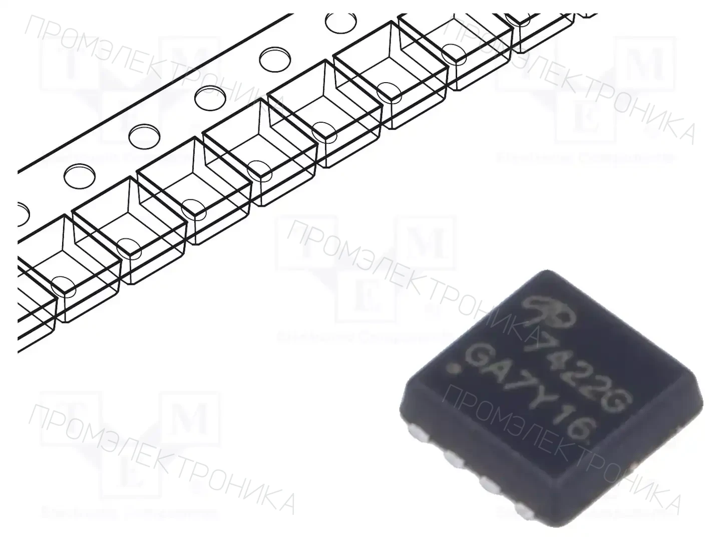 ALPHA & OMEGA SEMICONDUCTOR AON7422G — Транзисторы с каналом N SMD