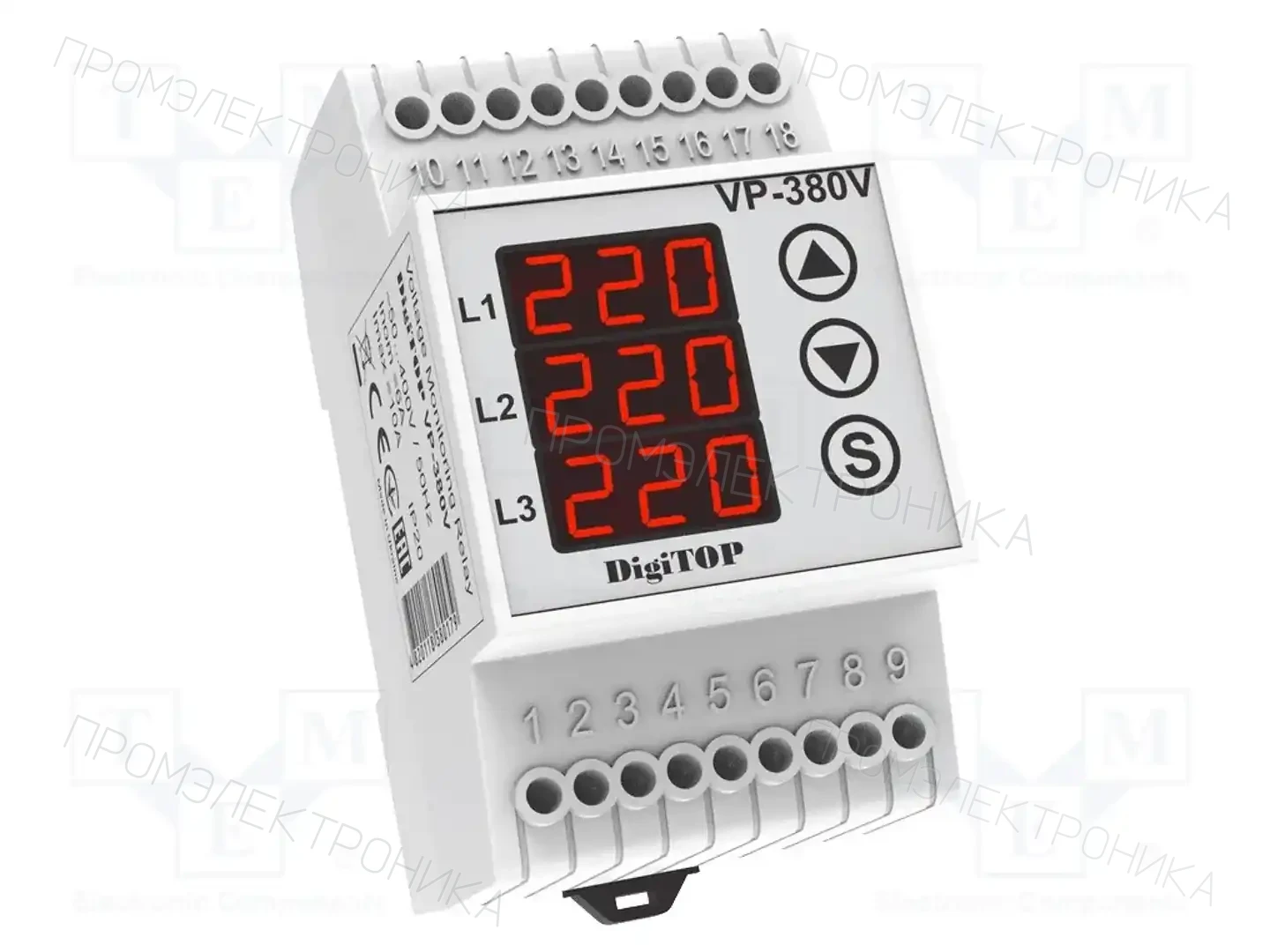 DIGITOP ELECTRIC VP-380V — Контрольные реле
