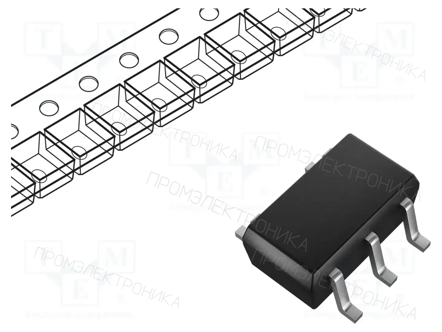 Microchip Technology MIC333T-E/LTY — Операционные усилители SMD