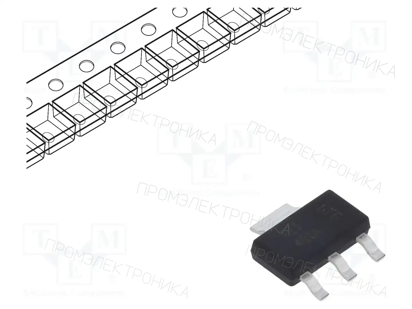 DIODES INCORPORATED FZT491ATA — Транзисторы NPN SMD
