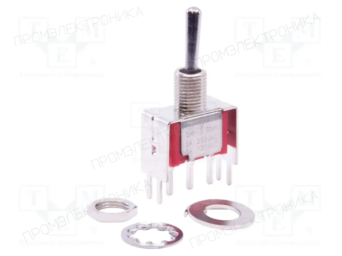 E-SWITCH 100SP5T1B3VS2QEH — Переключатели рычажные