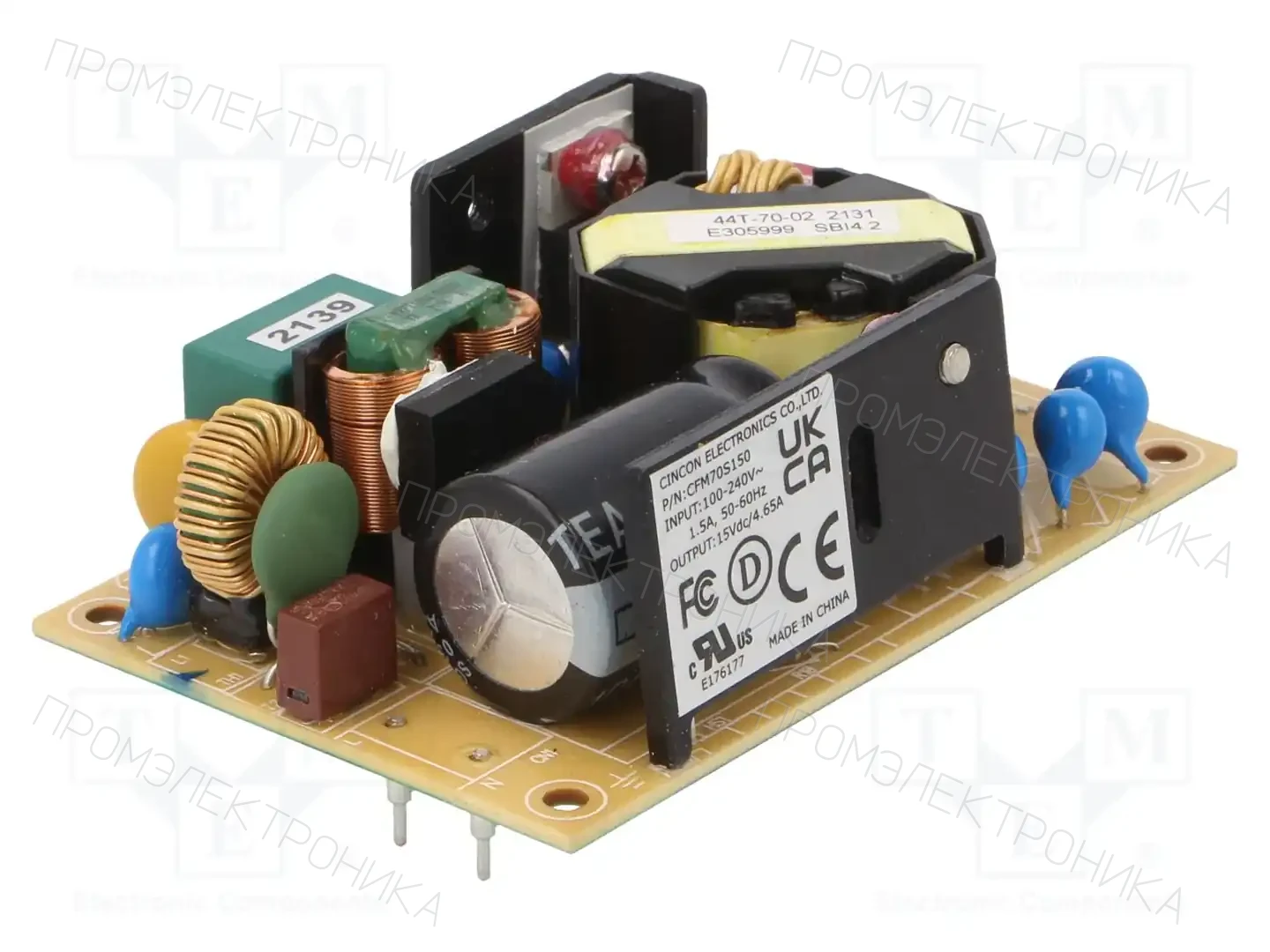 CINCON CFM70S150-P — Преобразователи AC/DC для PCB