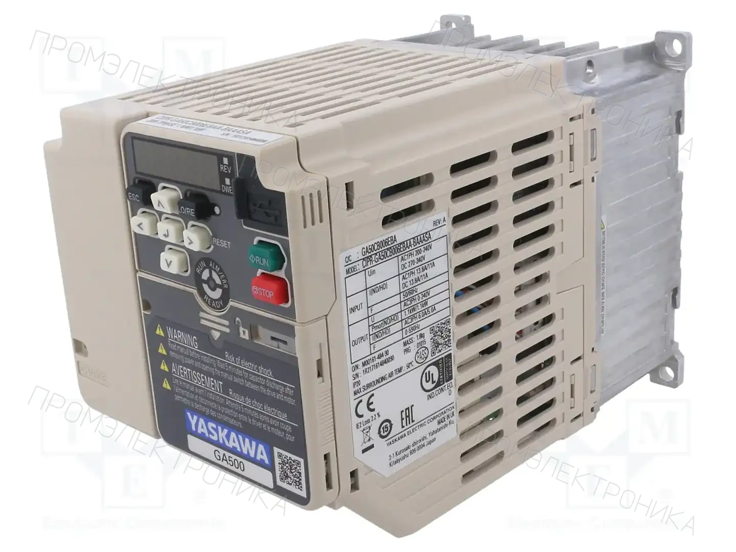 YASKAWA CIPR-GA50CB006EBAA-BAAASA — Однофазные инверторы
