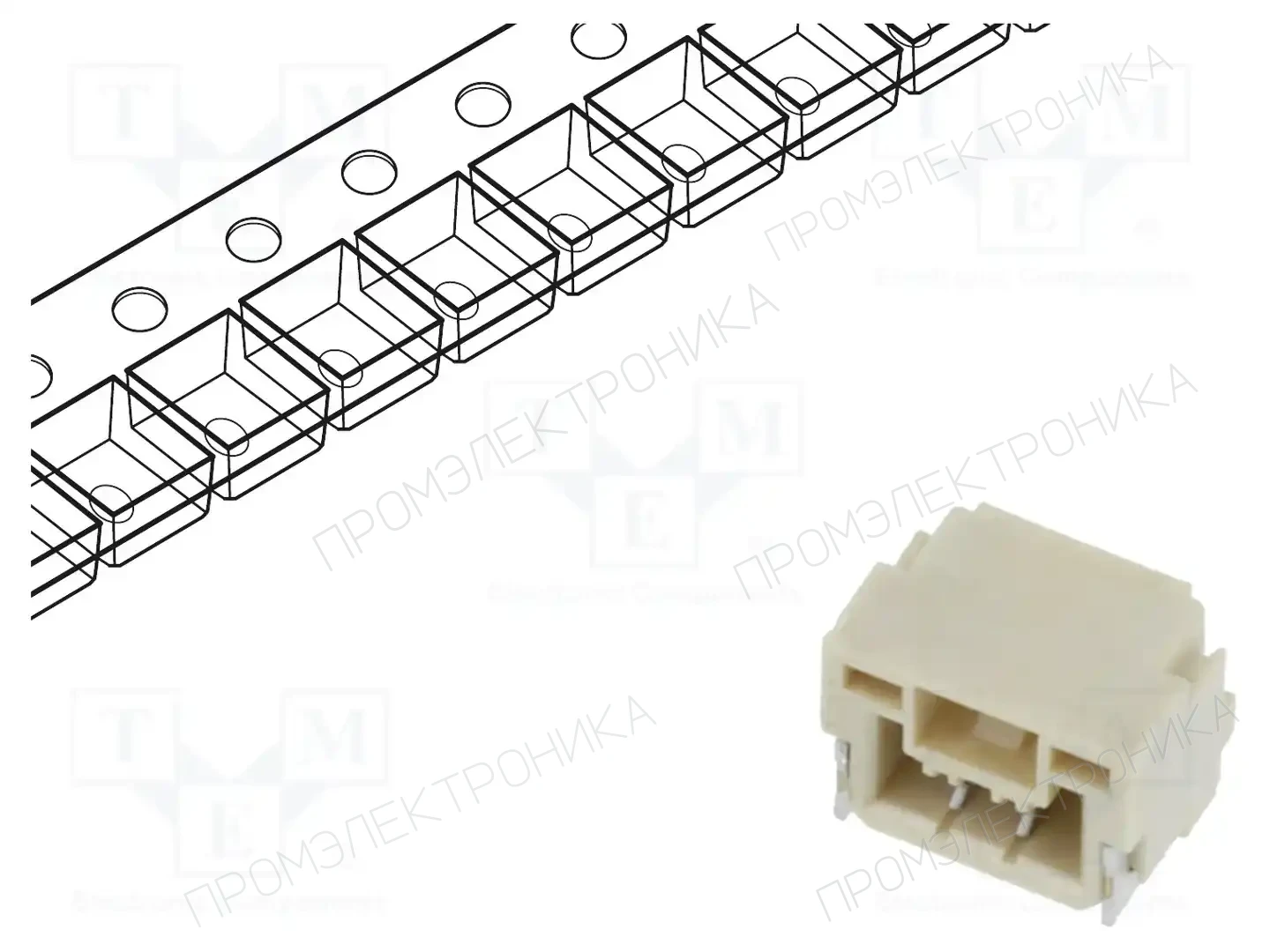 JOINT TECH A12514WR-S-02PNLNT1T00R — Разъeмы сигнальные растр 1,25мм