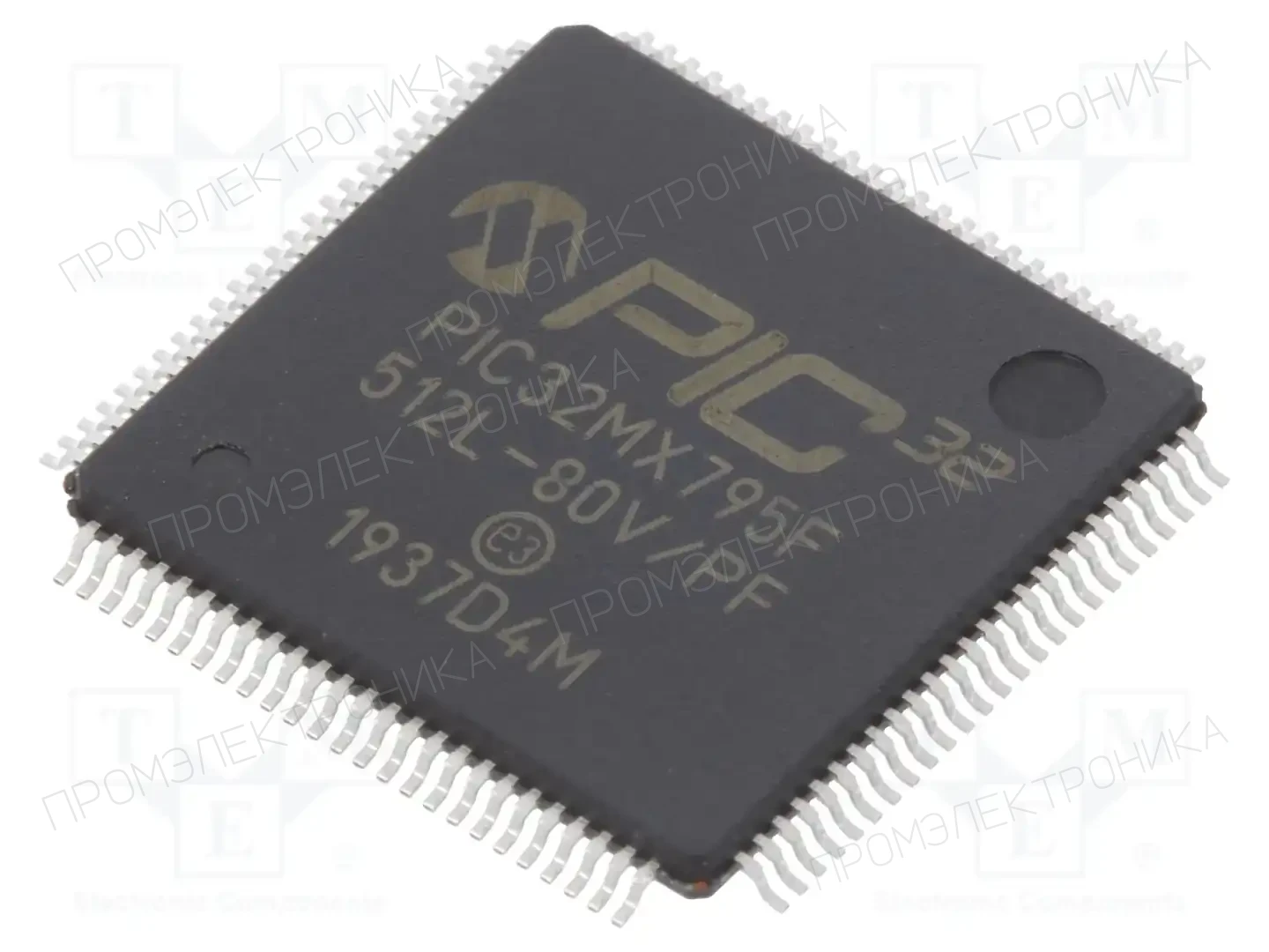 Microchip Technology PIC32MX795F512L-80V/PF — Линейка PIC32 32-bit