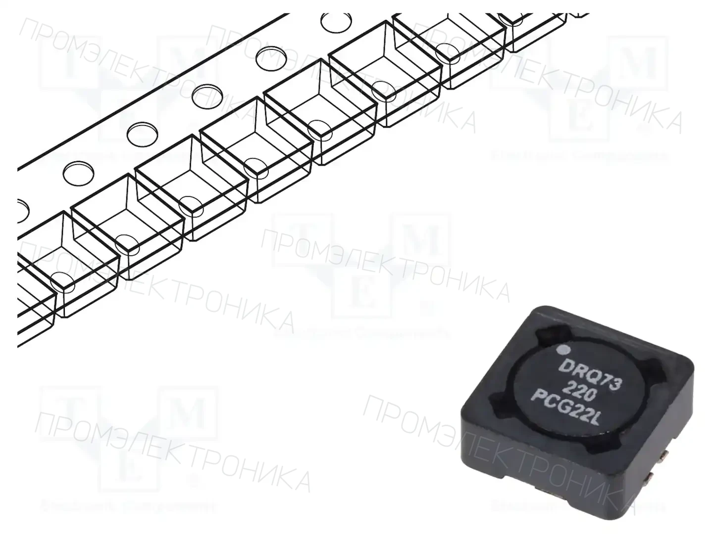 EATON ELECTRONICS DRQ73-102-R — Дроссели