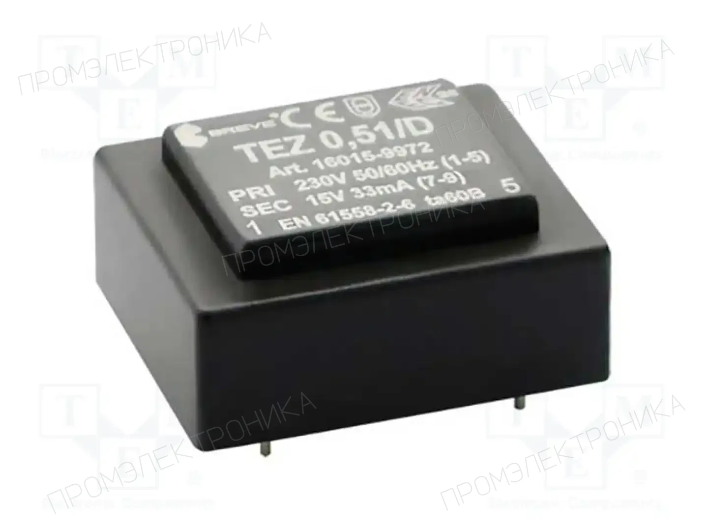 BREVE TUFVASSONS 16015-9972 — Трансформаторы PCB