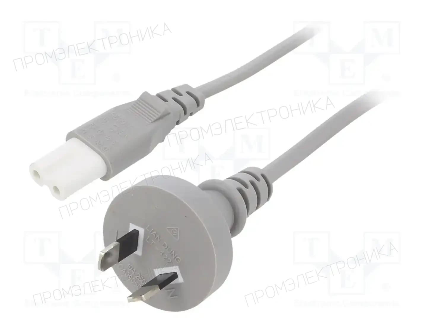 LIAN DUNG LT-422+503 H05VV-F 3X0.75 GRY 5M — Кабели питания компьютерные и универс