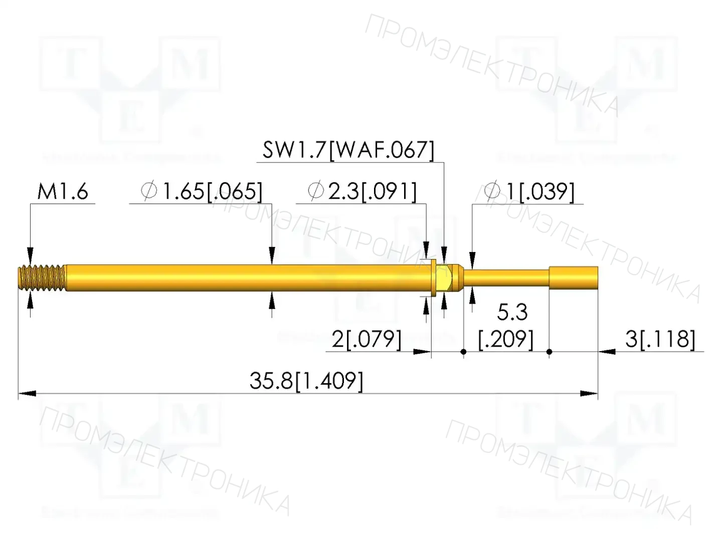 INGUN GKS-112 302 140 A 1502 M — Измерительные щупы