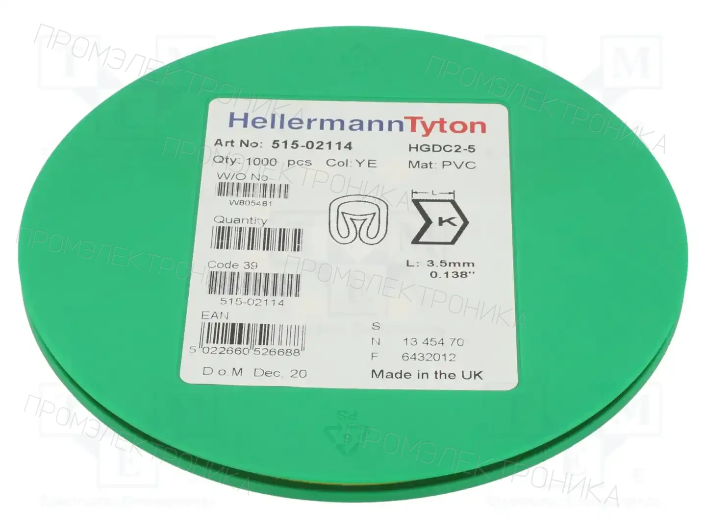 HELLERMANNTYTON 515-02114 — Маркеры проводов