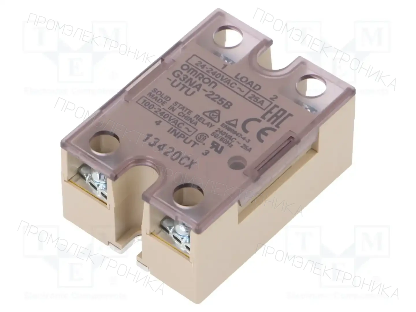 OMRON G3NA-225B-UTU 100-240VAC — Реле SSR однофазные