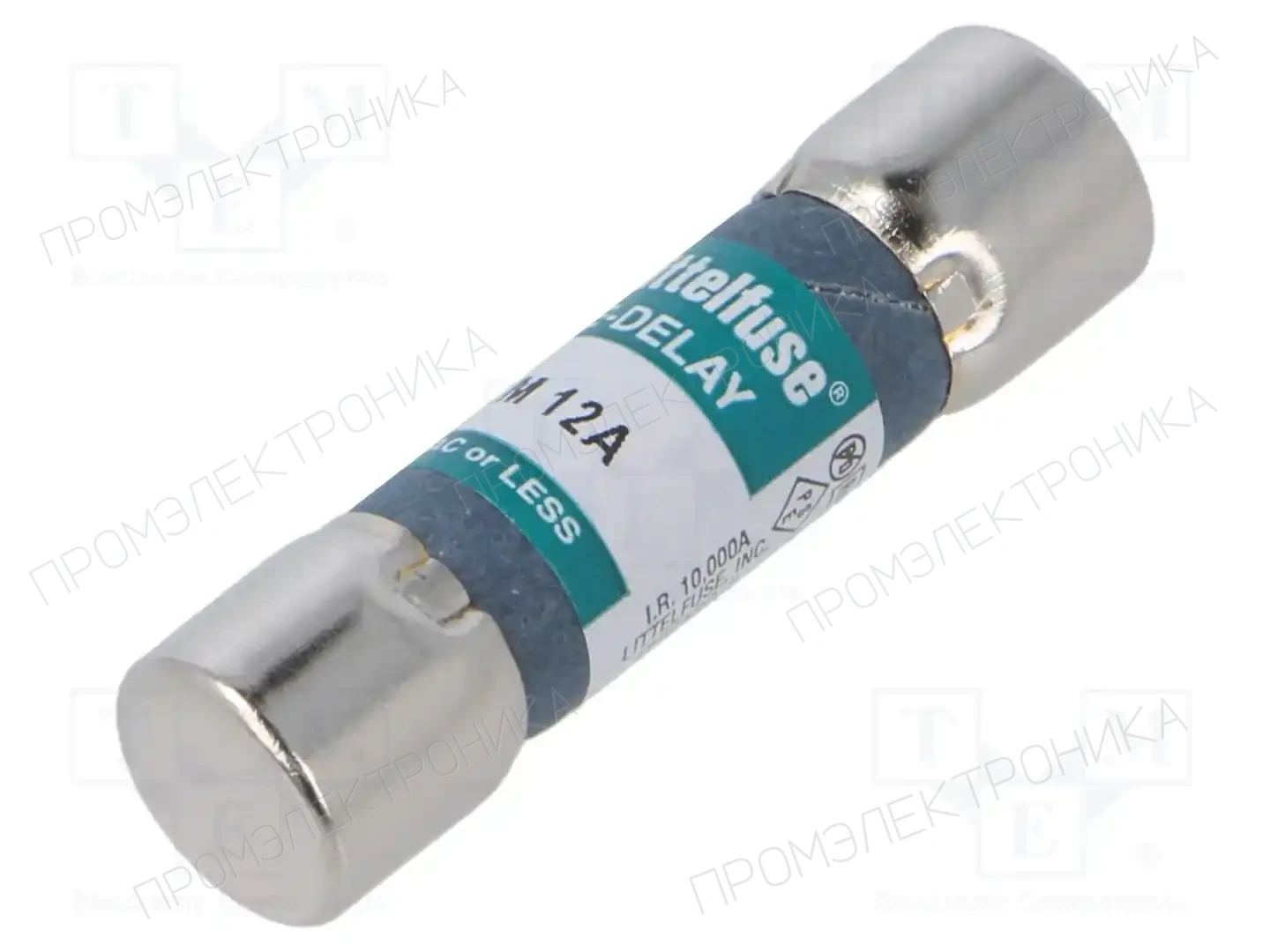 LITTELFUSE 0FLM012.T — Предохранители 10,3x38мм медленные