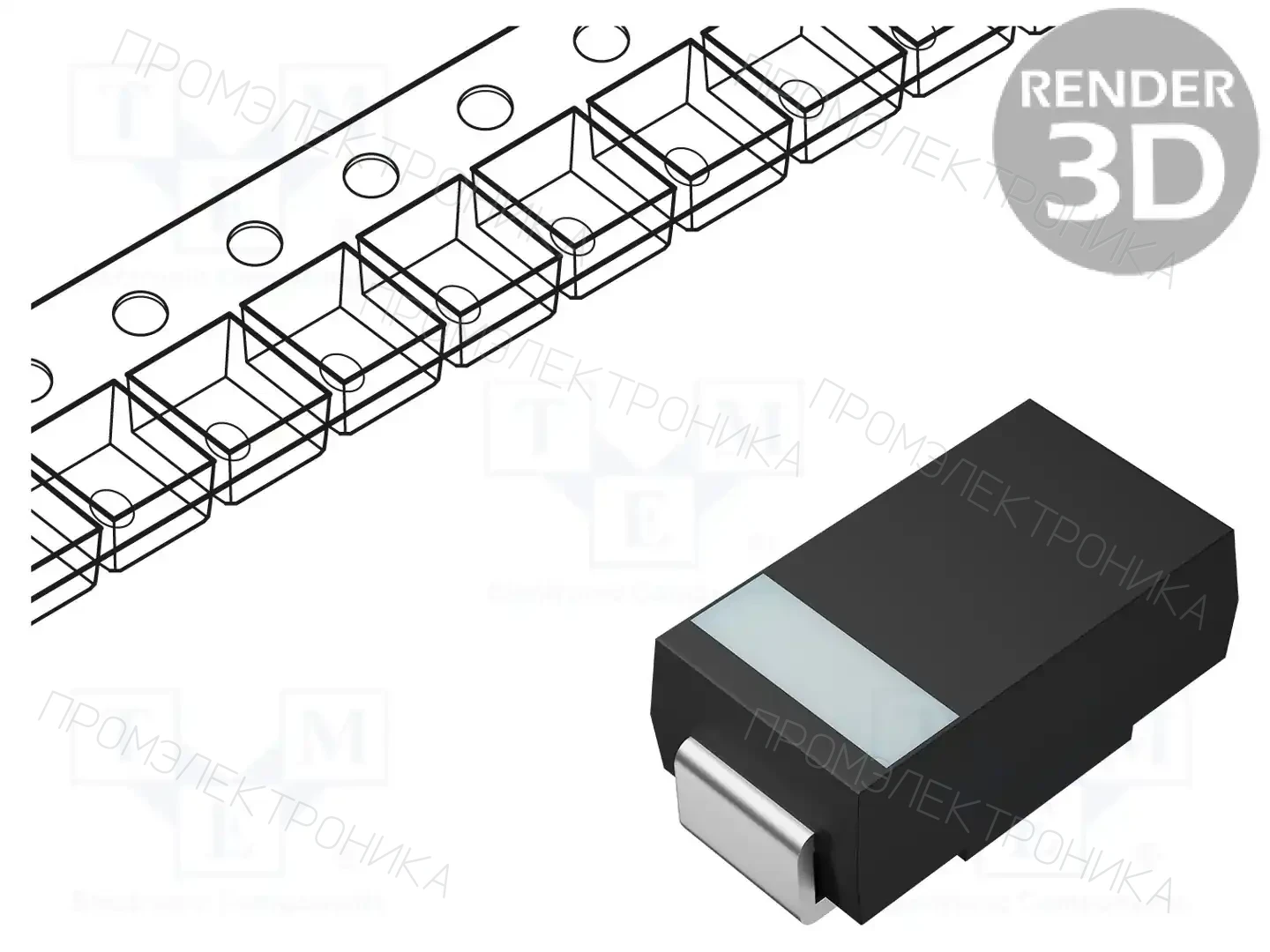 onsemi MURS160T3G — Универсальные диоды SMD