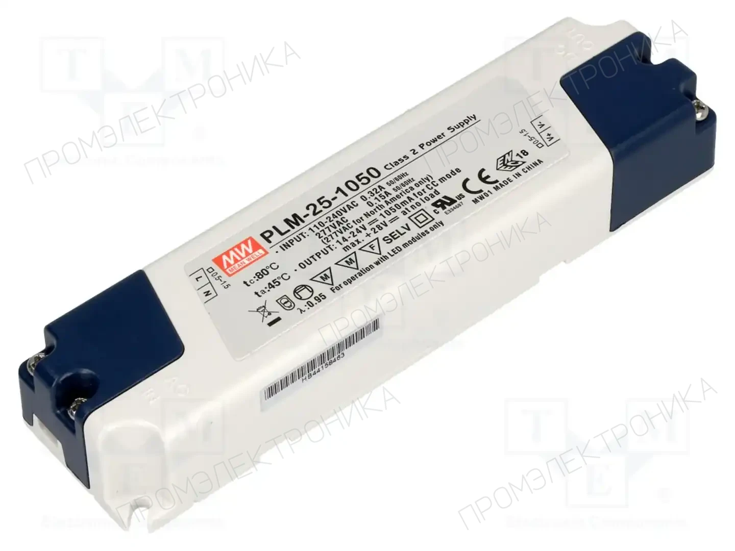 MEAN WELL PLM-25-1050 — Блоки питания для LED