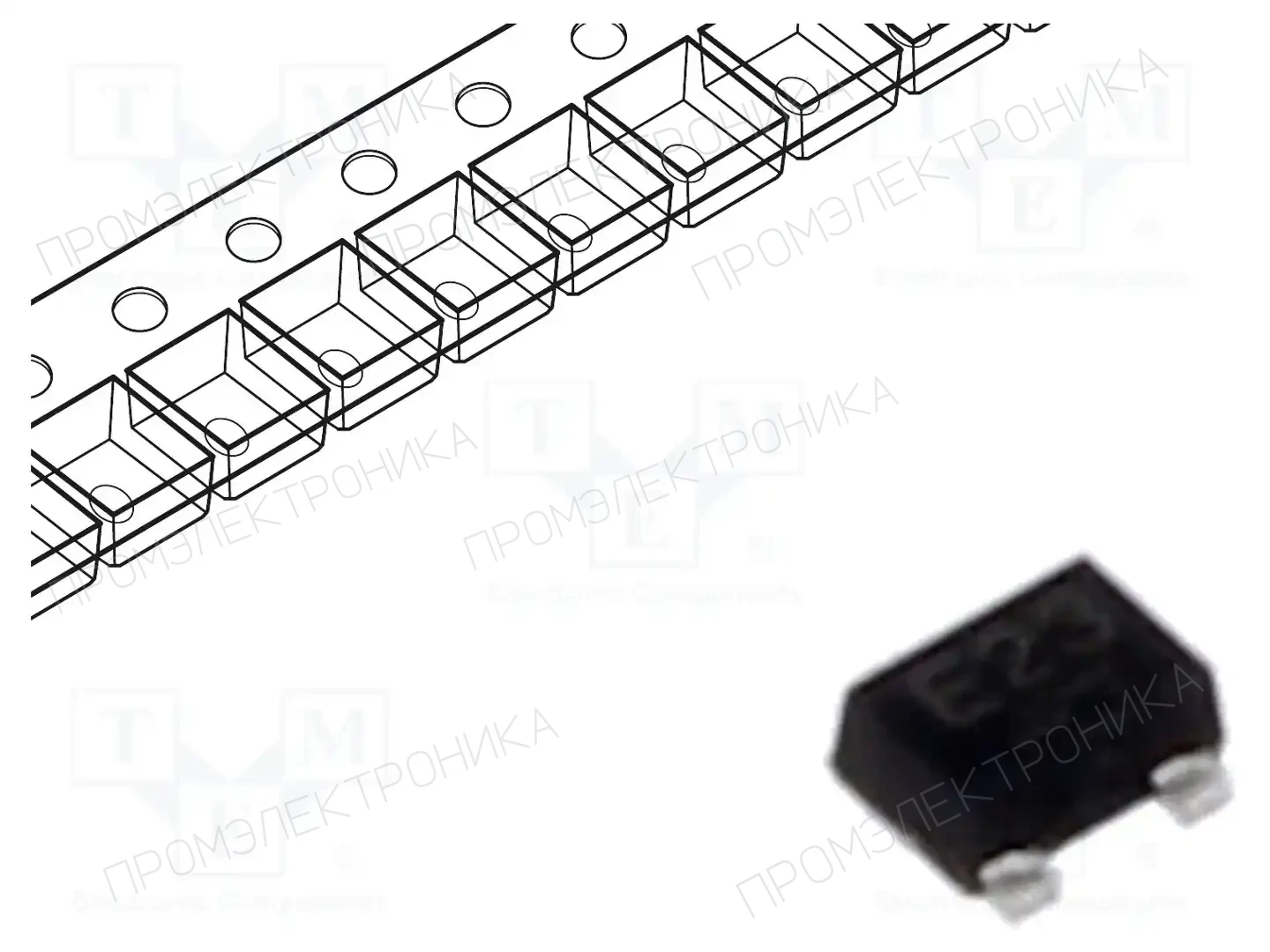 ROHM SEMICONDUCTOR DTC143ZMT2L — Транзисторы NPN SMD