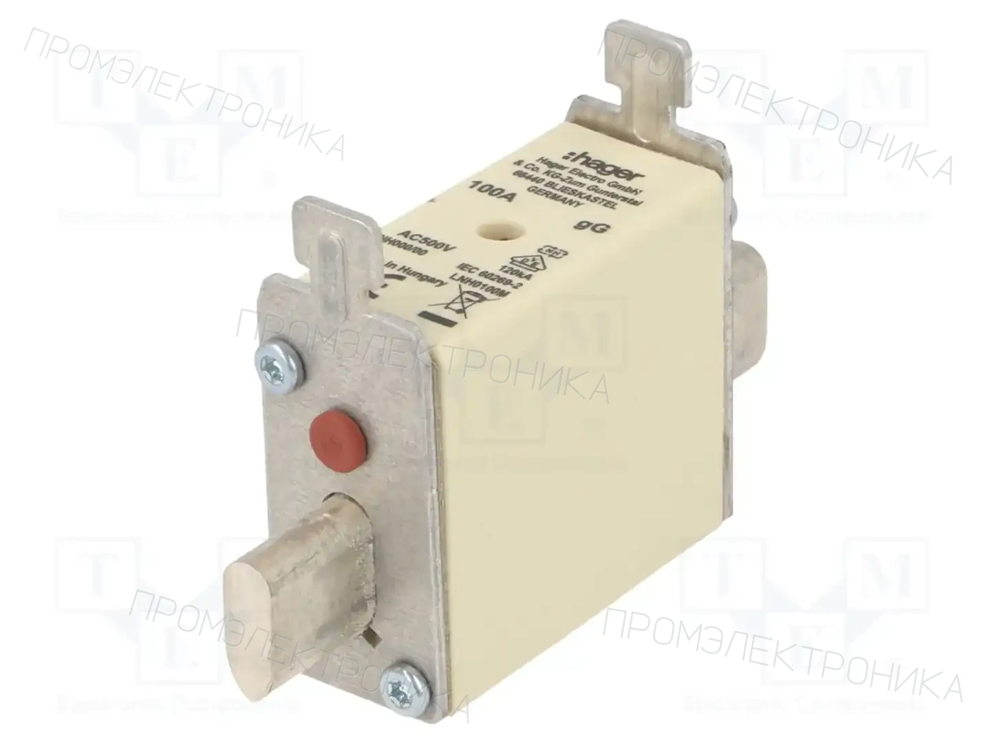 HAGER LNH0100M — Предохранители NH