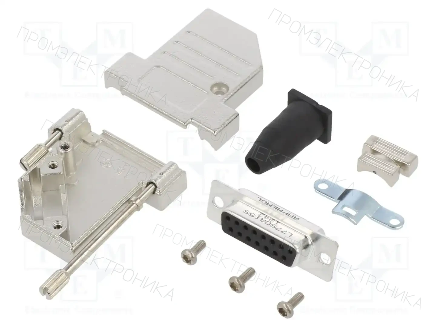 AMPHENOL COMMUNICATIONS SOLUTIONS L17DTSL15-RG-LJS-S+L77SDA15S — Комплектные штекеры D-Sub