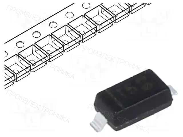 DIODES INCORPORATED 1N4448W-7-F — Универсальные диоды SMD