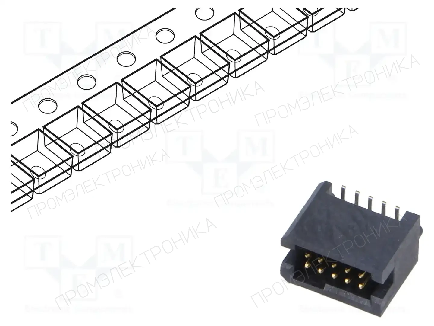 SAMTEC TFM-105-12-L-D-A-K-TR — Разъeмы пластина - пластина