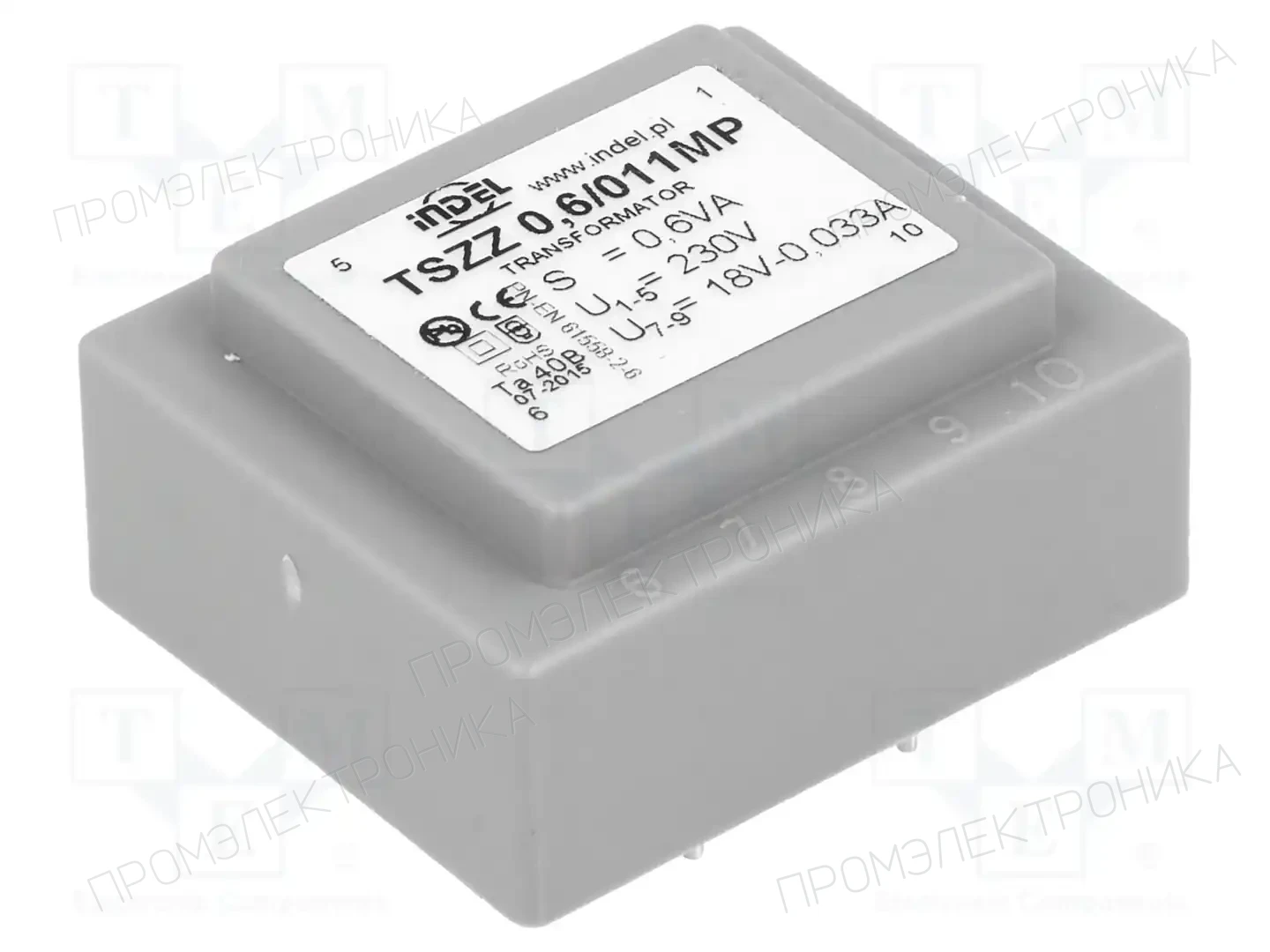 INDEL TSZZ0.6/011MP — Трансформаторы PCB