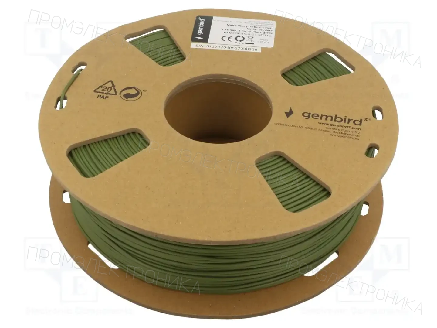 GEMBIRD 3DP-PLA-01-MTMG — Принтеры 3D и аксессуары