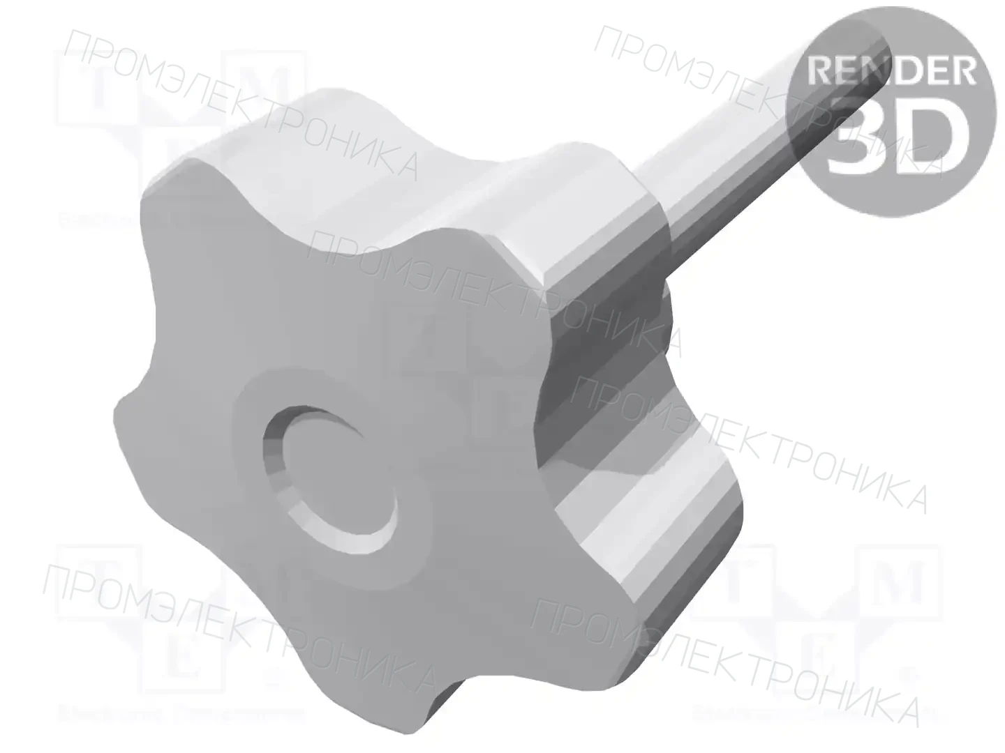 ELESA+GANTER VCT.40 P-M8X55-C3 — Ручки зажимные