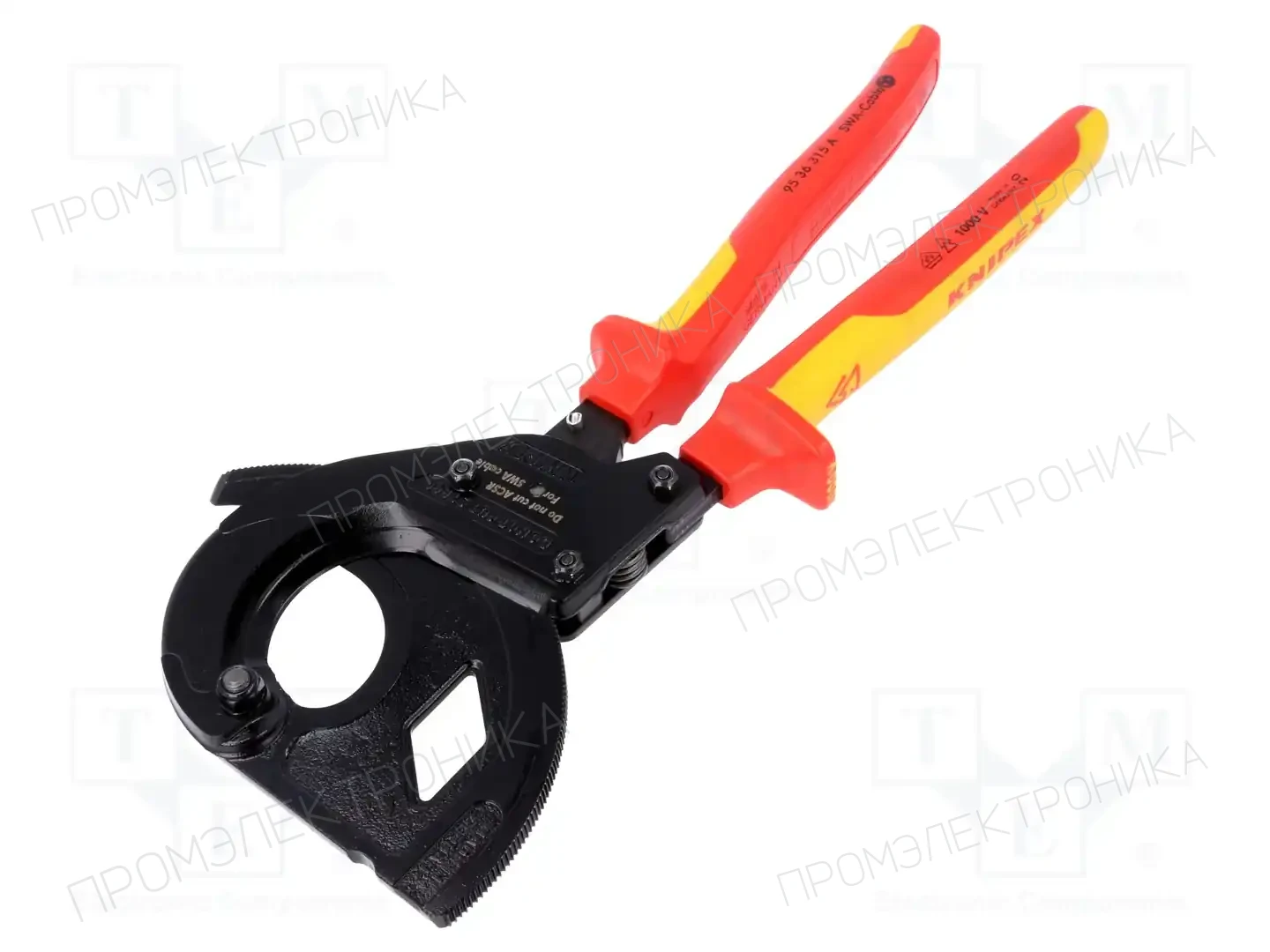 KNIPEX 95 36 315 A — Ножницы для кабелей и стальных тросов