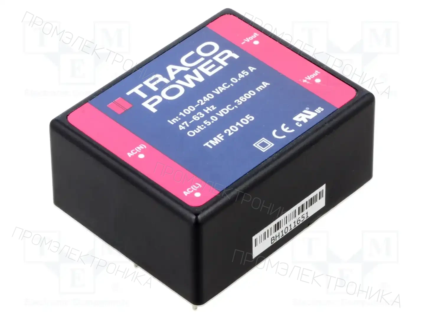 TRACO POWER TMF 20105 — Преобразователи AC/DC для PCB
