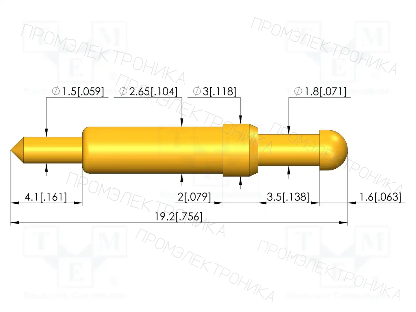 INGUN GKS-913 305 230 A 0802 1 — Измерительные щупы