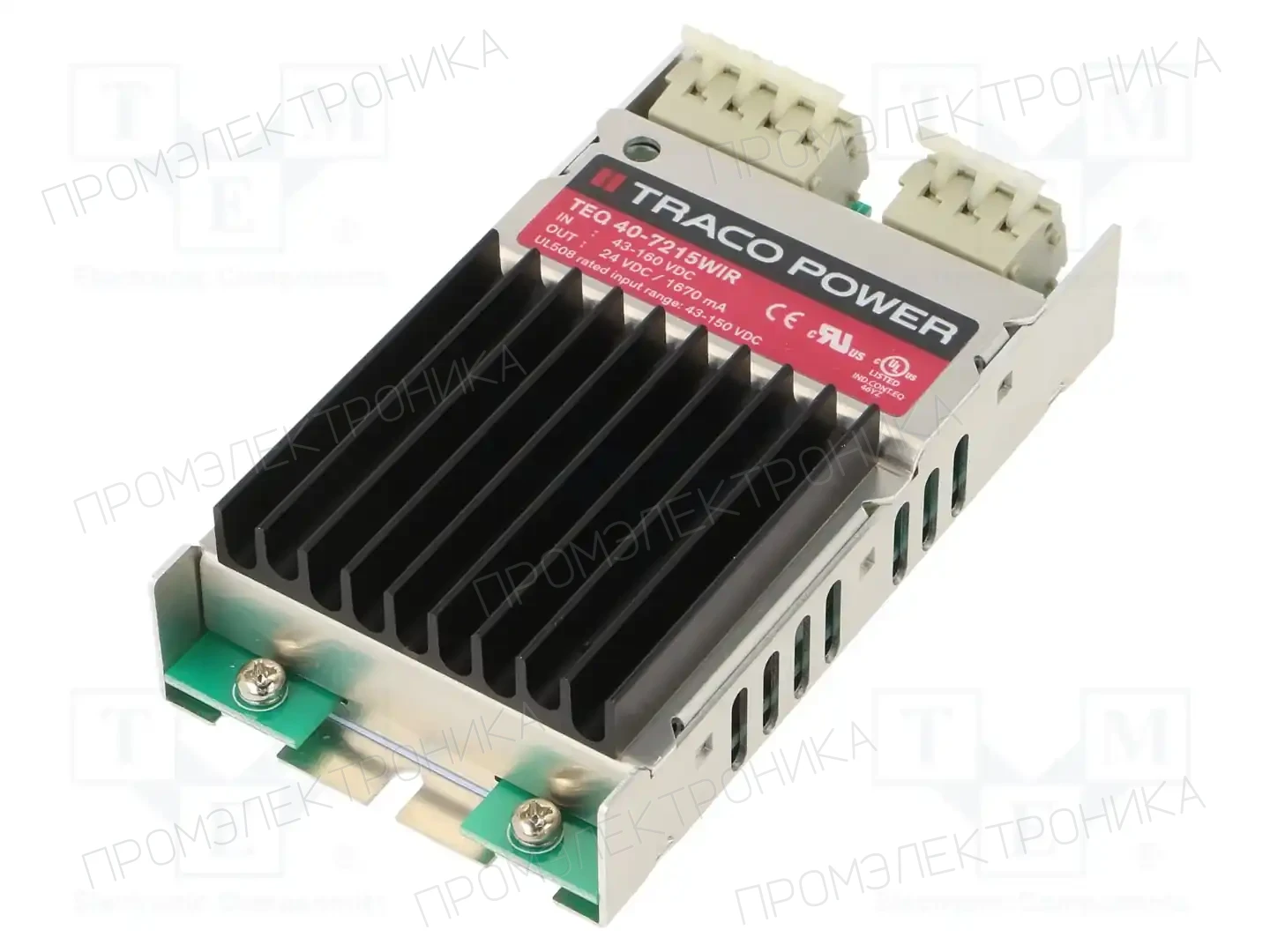 TRACO POWER TEQ 40-7215WIR — Преобразователи DC/DC