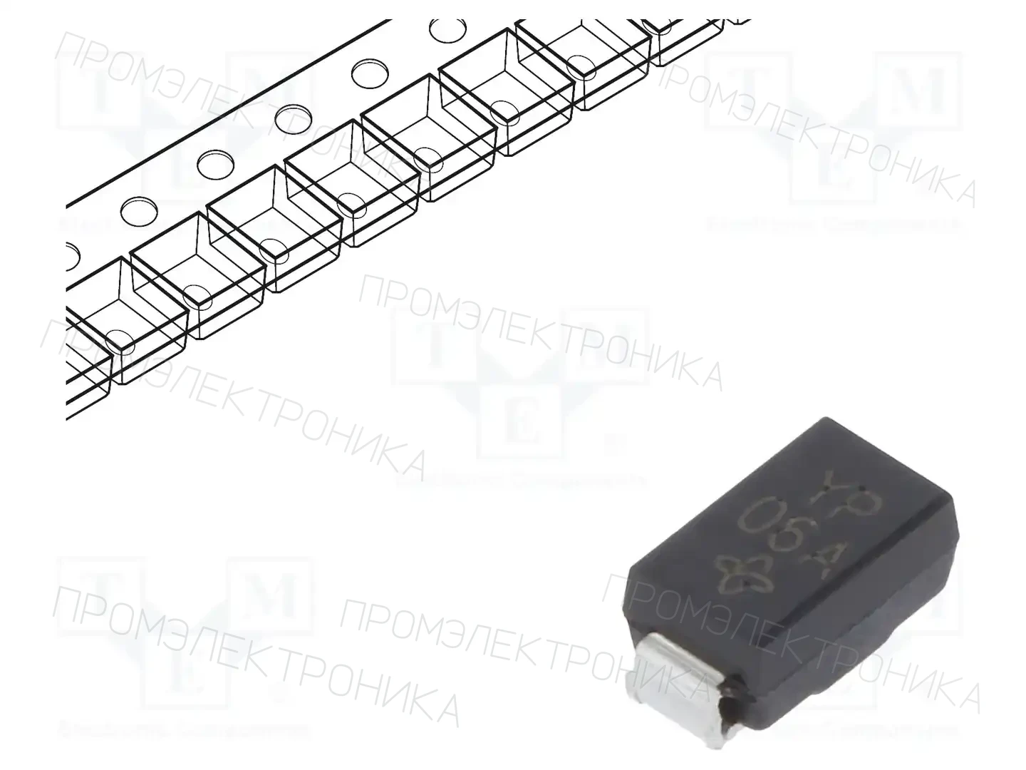 VISHAY SMAJ36CA-E3/61 — Диоды TVS SMD двунаправленные