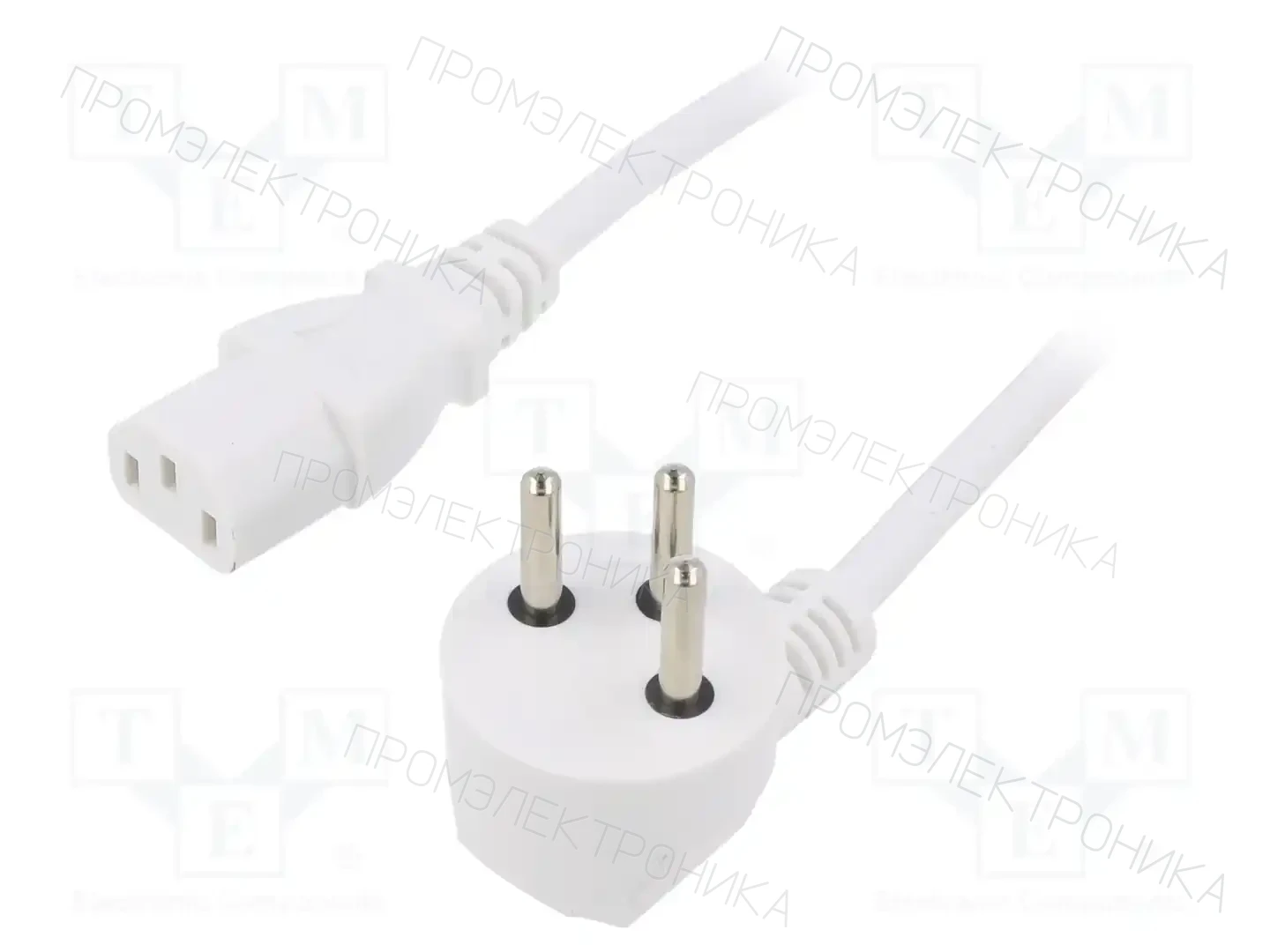 LIAN DUNG LT-602+501 H05VV-F 3X1.0 WHT 5M — Кабели питания компьютерные и универс