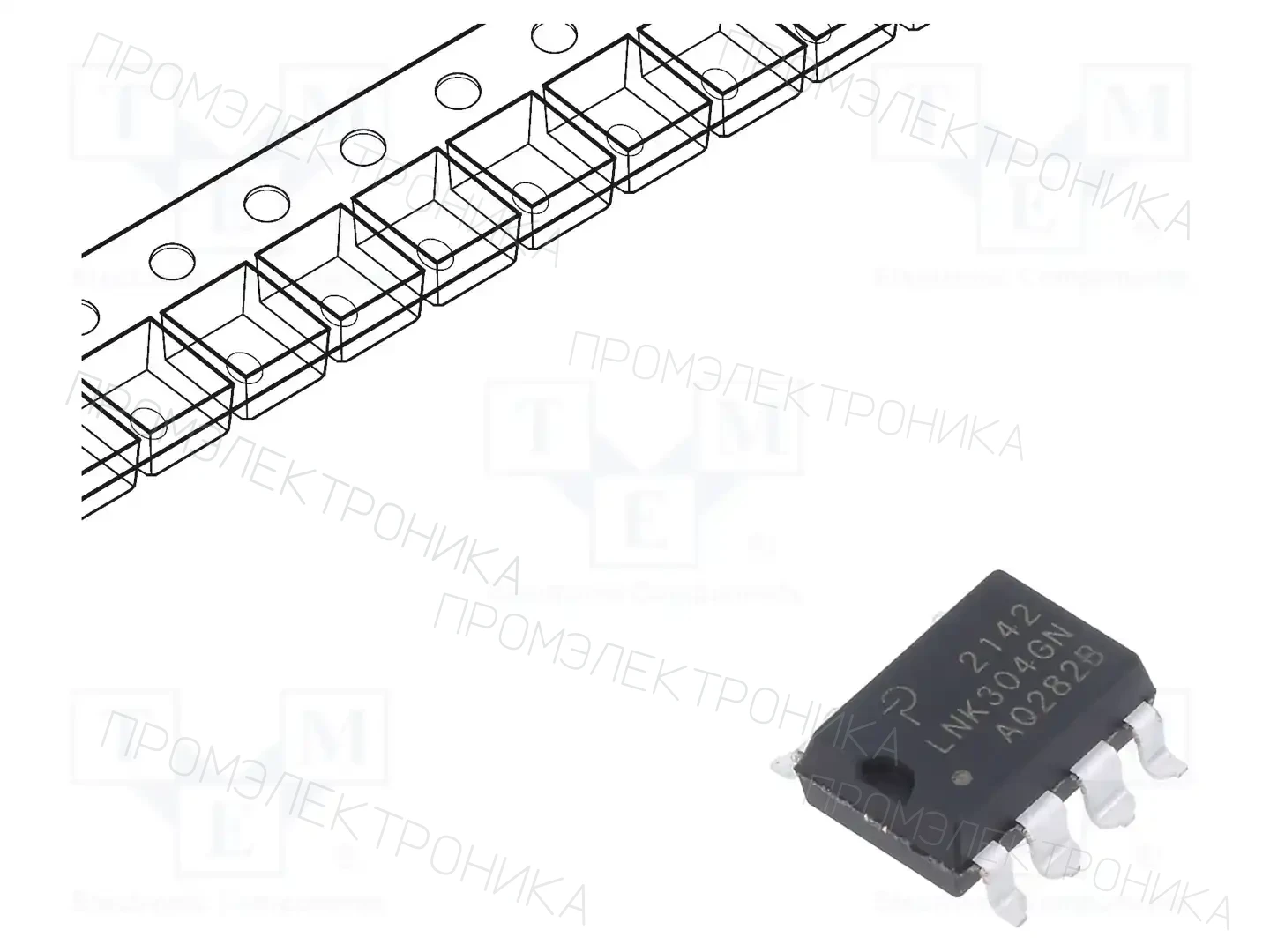POWER INTEGRATIONS LNK304GN-TL — Регуляторы напряжения - микросхемы DC/DC