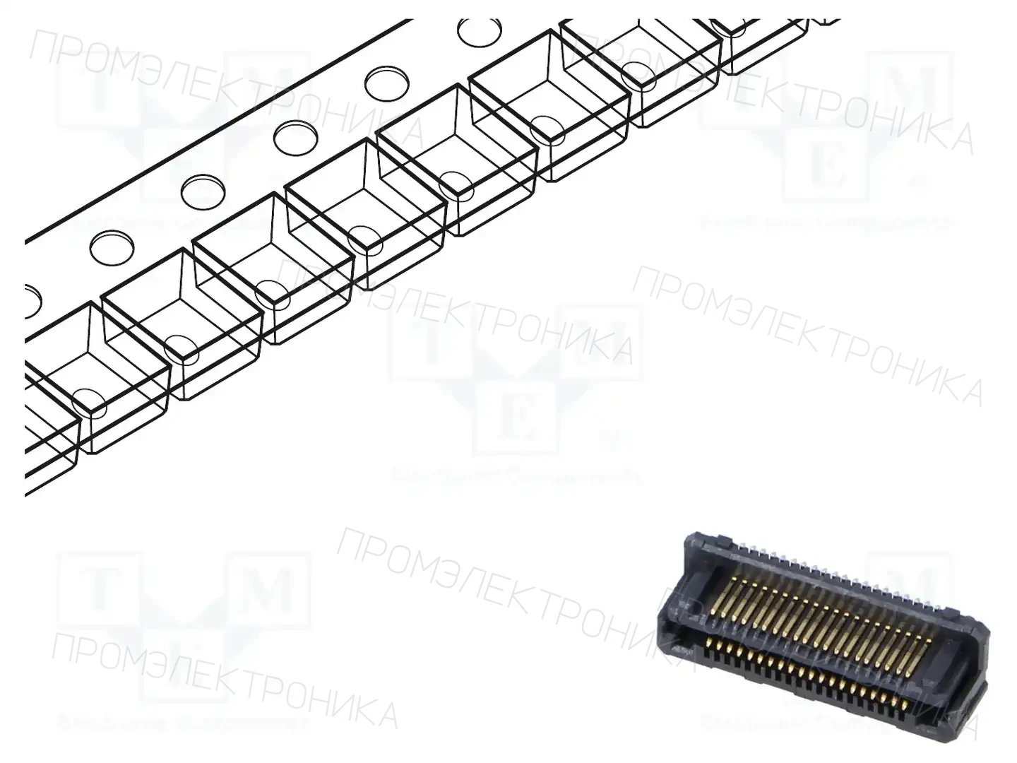 SAMTEC LSHM-120-02.5-L-DV-A-N-K-TR — Разъeмы пластина - пластина