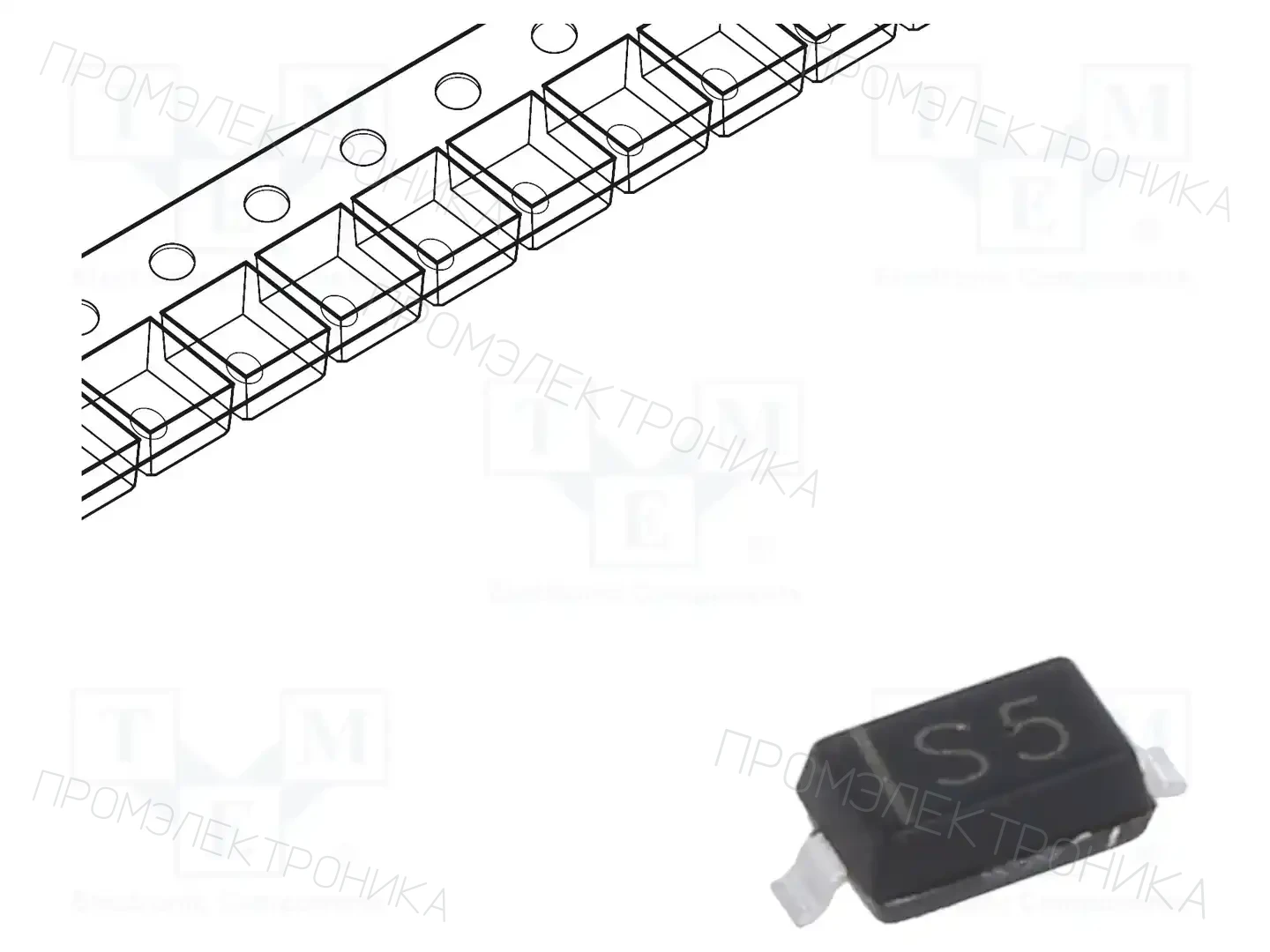 TAIWAN SEMICONDUCTOR SD103BW RHG — Диоды Шотки SMD