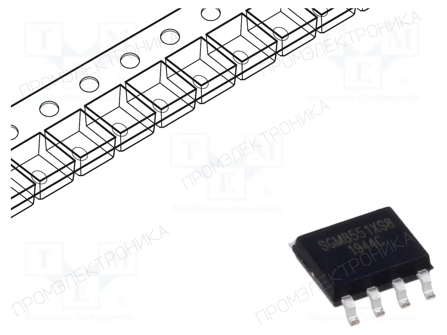 SG Micro Corp SGM8551XS8G/TR — Операционные усилители SMD