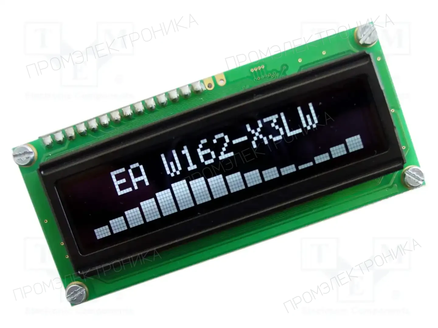 DISPLAY VISIONS EA W162-X3LW — Дисплеи OLED буквенно-цифровые