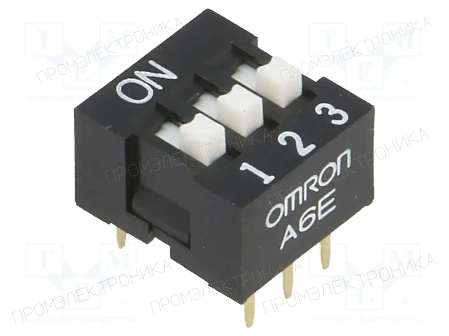 OMRON Electronic Components A6E-3104-N — Переключатели типа Dip-Switch