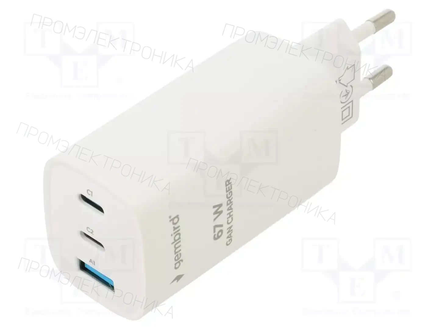 GEMBIRD TA-UC-PDQC65-01-W — Штекерные блоки питания