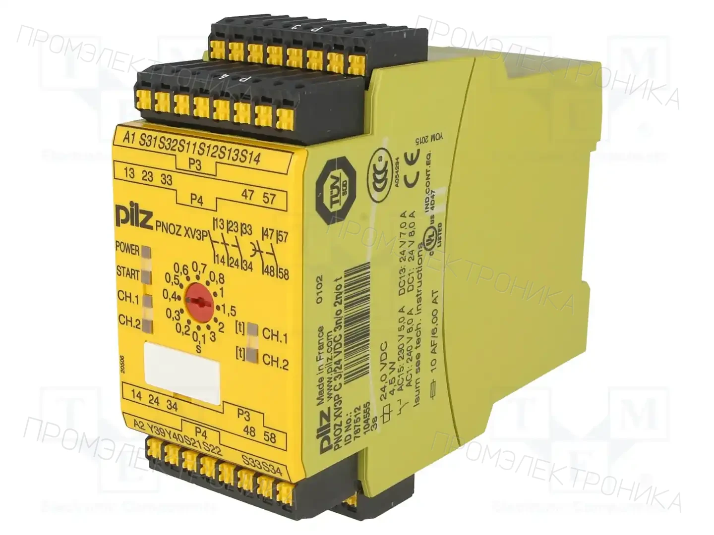 PILZ 787512 — Выключат. безопасности - мод. управления