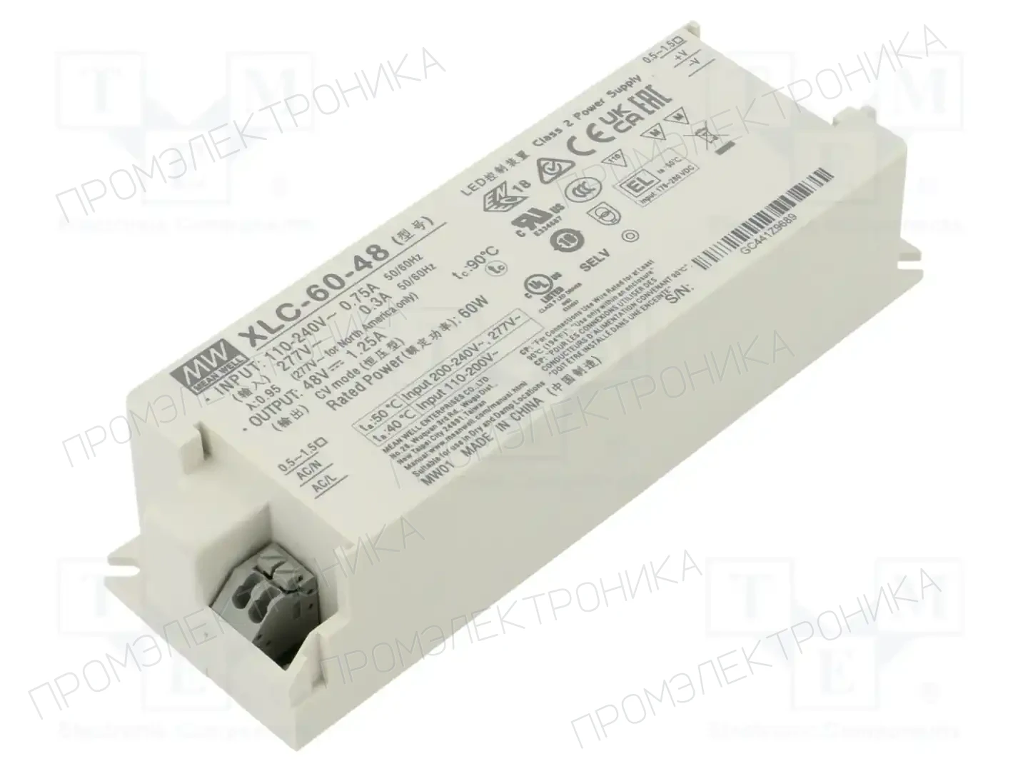 MEAN WELL XLC-60-48 — Блоки питания для LED
