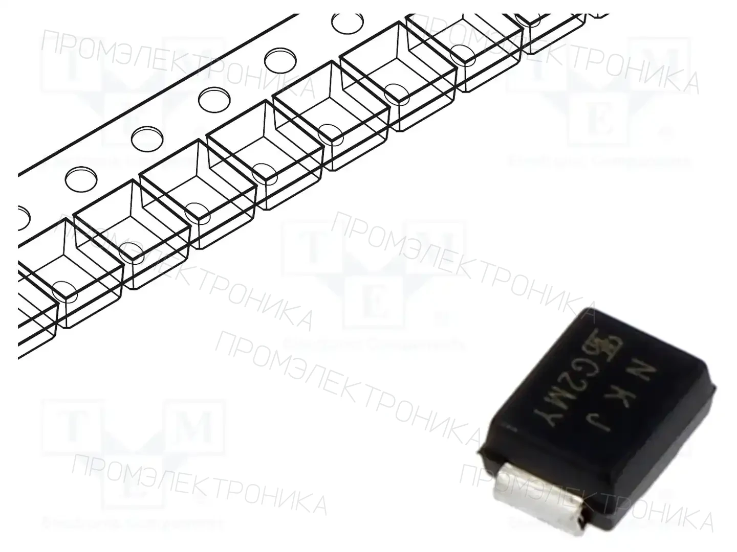 TAIWAN SEMICONDUCTOR P6SMB150CA — Диоды TVS SMD двунаправленные